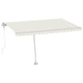 Miniatyrbillede 2 af 11: vidaXL fritstående markise 400x300 cm automatisk betjening cremefarvet