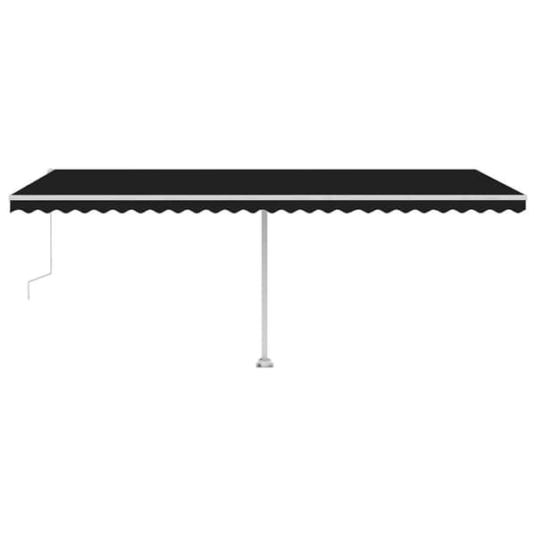 vidaXL fritstående markise 600x300 cm automatisk betjening antracitgrå