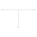 Miniatyrbillede 10 af 11: vidaXL markise m. LED + vindsensor 600x300 cm automatisk orange/brun