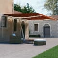 Miniatyrbillede 1 af 11: vidaXL markise m. LED + vindsensor 600x300 cm automatisk orange/brun