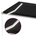 Pikkukuva 7 / 11: vidaXL Käsin sisäänkelattava markiisi LEDillä 500x300 cm antrasiitti