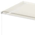 Pikkukuva 7 / 11: vidaXL Vapaasti seisova sisäänkelattava markiisi 400x300 cm kerma