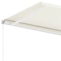 Miniatyrbild 7 av 11: vidaXL Fristående markis manuellt infällbar 600x300 cm gräddvit