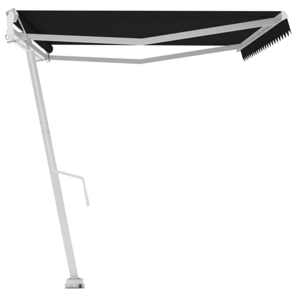 vidaXL fritstående markise 500x350 cm automatisk betjening antracitgrå