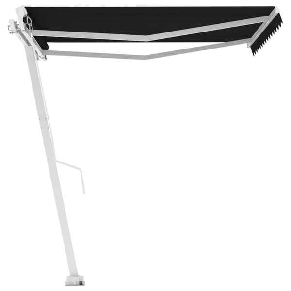 vidaXL Fristående markis manuell 300x250 cm antracit