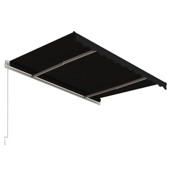 vidaXL Automaattisesti sisäänkelattava markiisi 300x250 cm antrasiitti