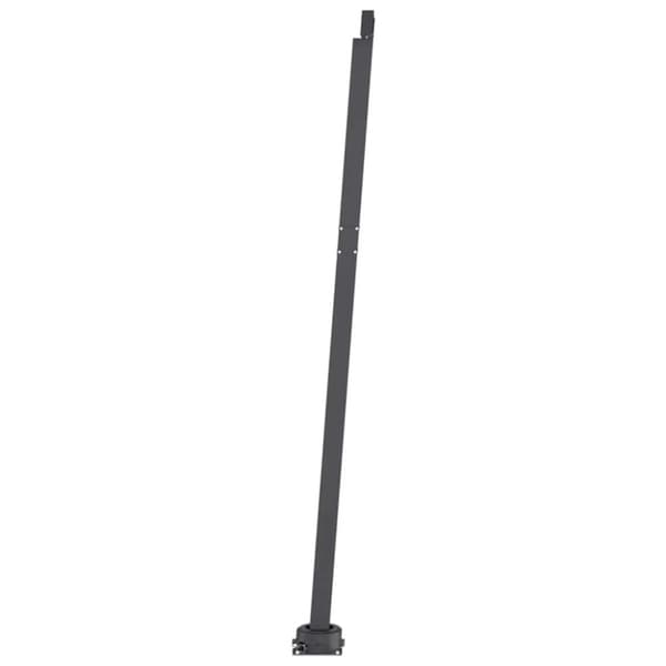vidaXL Käsin sisäänkelattava markiisi LEDillä 300x250 cm keltavalk.