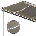 Miniatyrbillede 7 af 11: vidaXL markise m. LED-lys 350x250 cm manuel betjening cremefarvet