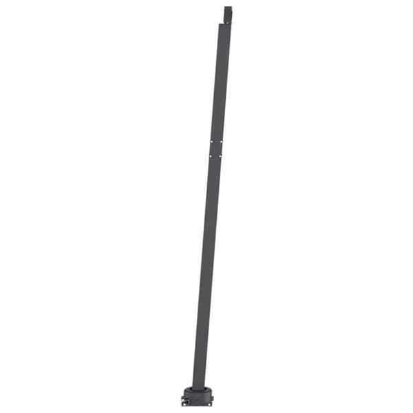 vidaXL Manuell uttrekkbar markise med LED 350x250 cm kremhvit
