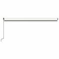 Miniatyrbilde 4 av 9: vidaXL Automatisk uttrekkbar markise 500x350 cm kremhvit