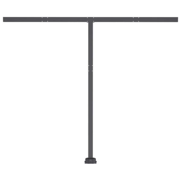 vidaXL Automatisk markise med LED og vindsensor 300x250cm oransje/brun