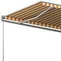 Miniatyrbillede 6 af 11: vidaXL fritstående markise 600x350 cm automatisk betjening gul/hvid