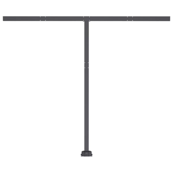 vidaXL Frittstående automatisk markise 350x250 cm antrasitt