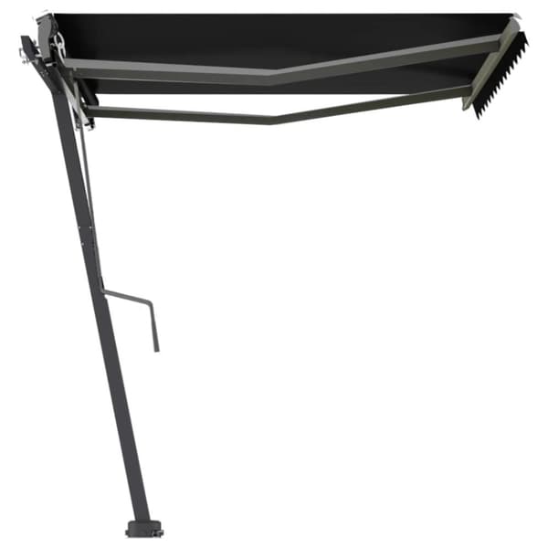 vidaXL Frittstående automatisk markise 300x250 cm antrasitt