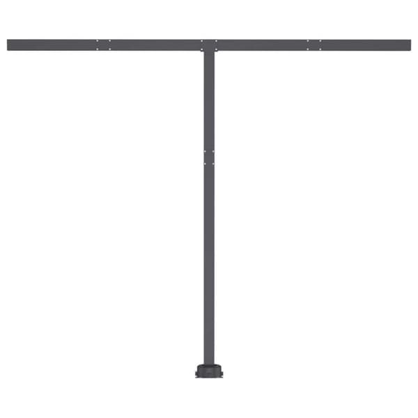 vidaXL Frittstående automatisk markise 300x250 cm kremhvit