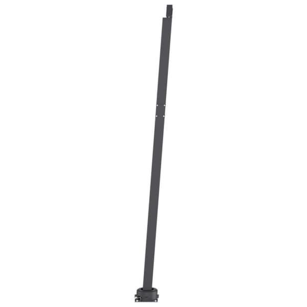 vidaXL Frittstående manuell uttrekkbar markise 350x250 cm oransje/brun