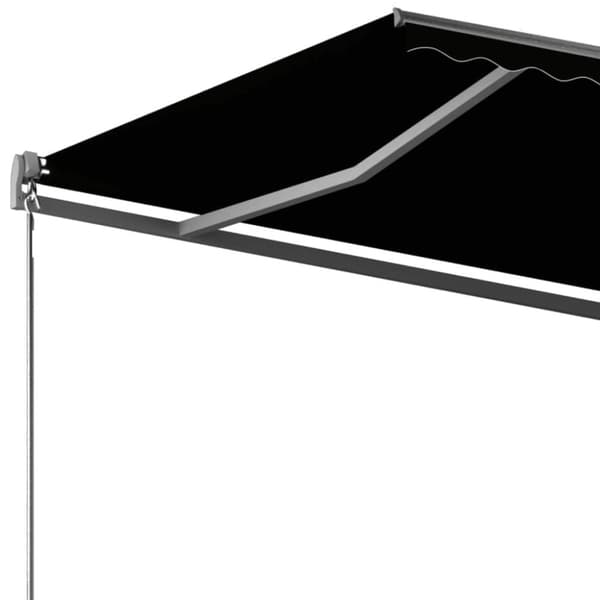 vidaXL Vapaasti seisova sisäänkelattava markiisi 300x250cm antrasiitti