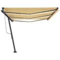 Miniatyrbillede 4 af 11: vidaXL markise m. LED + vindsensor 600x300 cm automatisk gul/hvid