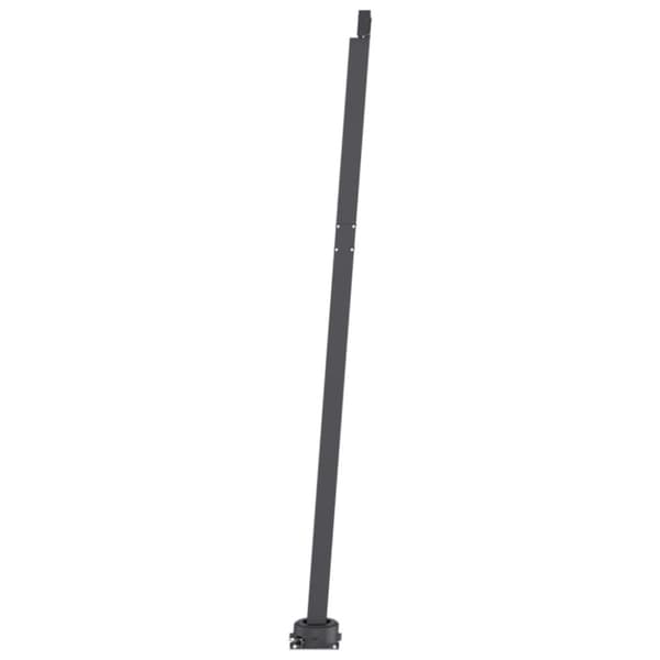vidaXL Frittstående manuell uttrekkbar markise 350x250 cm blå/hvit