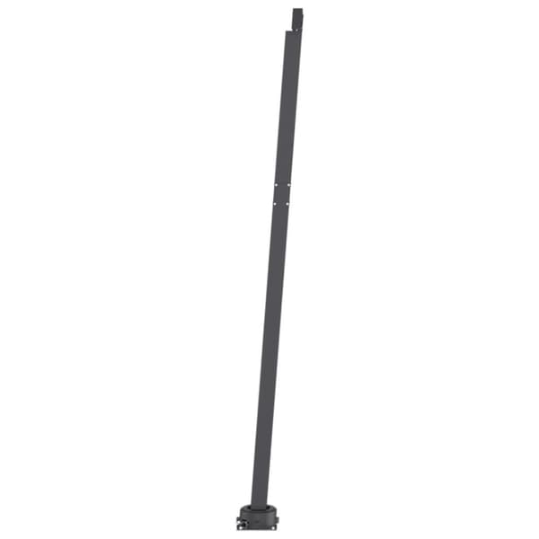 vidaXL Frittstående automatisk markise 350x250 cm gul/hvit