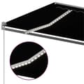 Miniatyrbilde 6 av 11: vidaXL Automatisk markise med vindsensor og LED 600x350 cm antrasitt