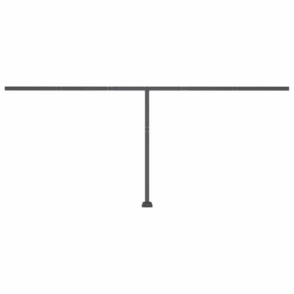 vidaXL fritstående markise 600x300 cm automatisk betjening antracitgrå