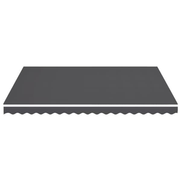 vidaXL Erstatningsduk for markise antrasitt 4,5x3,5 m