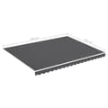 Miniatyrbilde 6 av 6: vidaXL Erstatningsduk for markise antrasitt 4,5x3,5 m