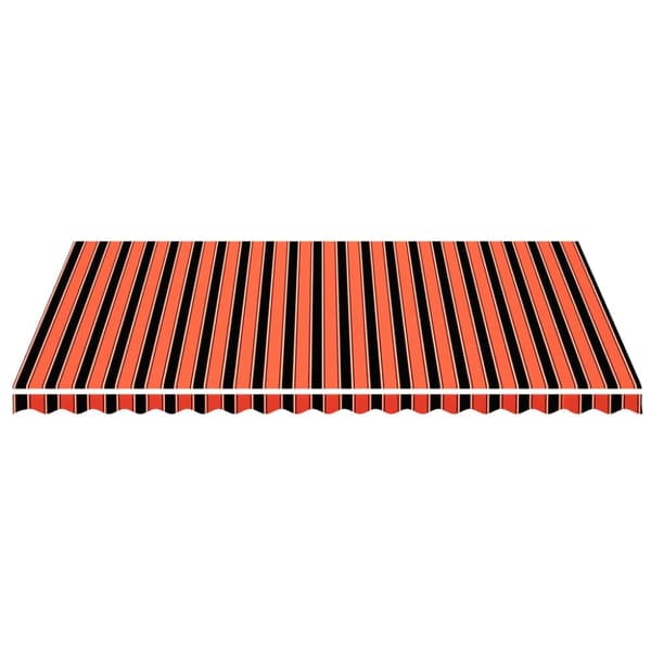 vidaXL Markisväv orange och brun 5x3,5 m