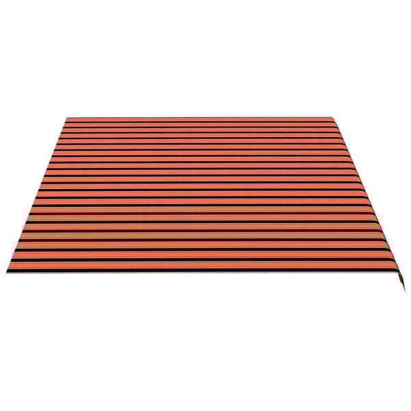 vidaXL Markisväv orange och brun 5x3,5 m