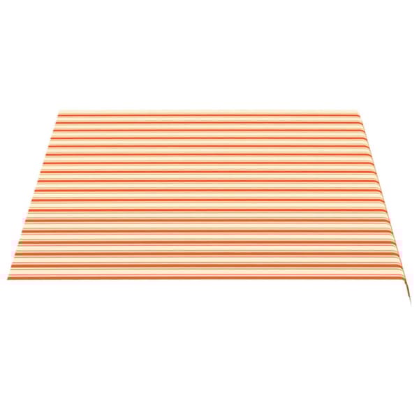 vidaXL udskiftningsdug til markise 3,5x2,5 m gul og orange