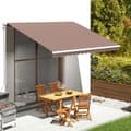 Miniatyrbillede 2 af 6: vidaXL udskiftningsdug til markise 4x3 m brun