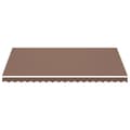 Miniatyrbilde 3 av 6: vidaXL Erstatningsduk for markise brun 4,5x3 m