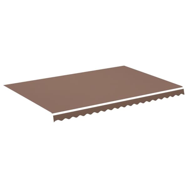 vidaXL Erstatningsduk for markise brun 4,5x3 m