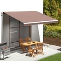 Miniatyrbilde 1 av 6: vidaXL Erstatningsduk for markise brun 4,5x3 m