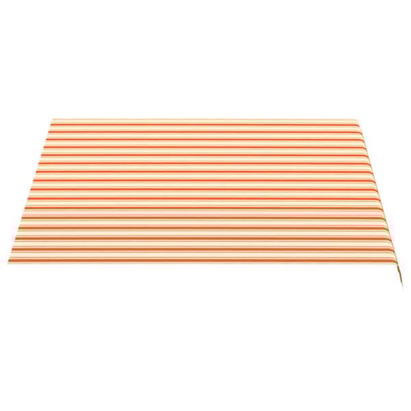 vidaXL udskiftningsdug til markise 3x2,5 m gul og orange