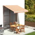 Miniatyrbillede 1 af 6: vidaXL udskiftningsdug til markise 3x2,5 m gul og orange