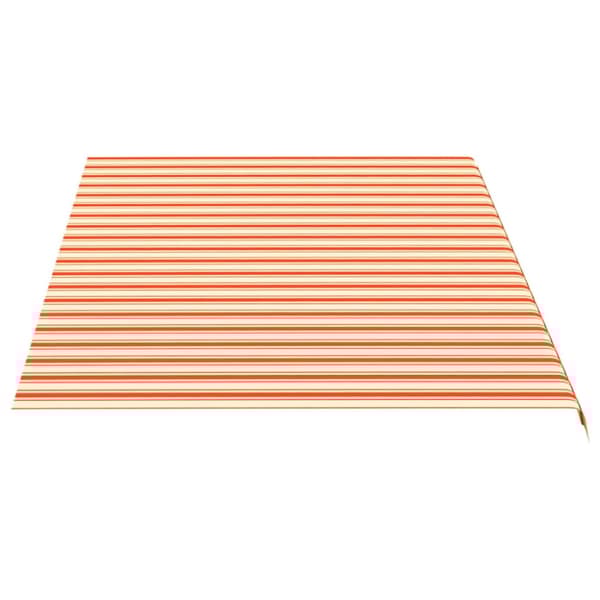 vidaXL Markisväv gul och orange 5x3 m