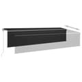 Miniatyrbild 5 av 10: vidaXL Automatiserad markis med rullgardin 6x3m antracit