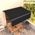 Miniatyrbild 1 av 8: vidaXL Automatisk markis med rullgardin 4x3m antracit