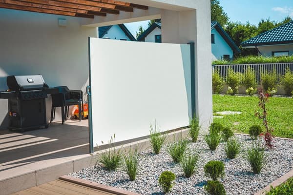 Vindruta - beige - utdragbar - 350x180 cm