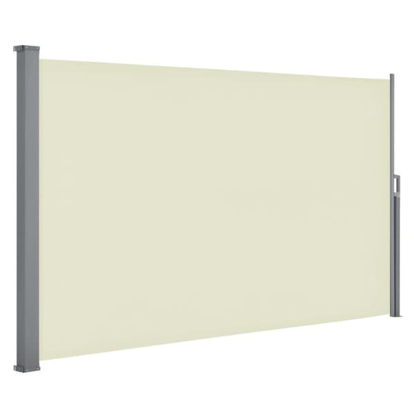 Vindruta - beige - utdragbar - 350x180 cm