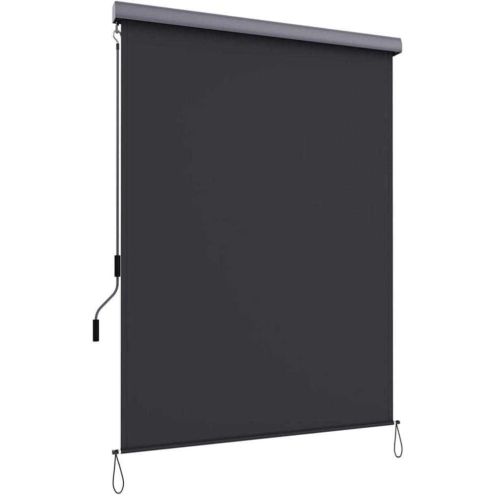 Rootz Markis - Solskydd - Vertikal - Vindskydd - Integritetsskydd - Vattentät - Antracit - 1,4 x 2,5 m