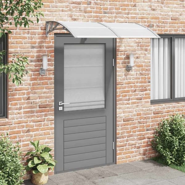 vidaXL Entrétak grå 150x100 cm polykarbonat