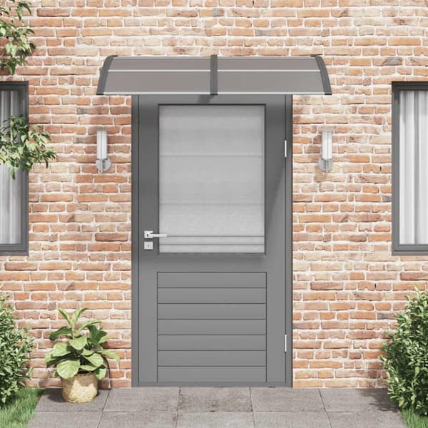 vidaXL Entrétak svart 150x100 cm polykarbonat