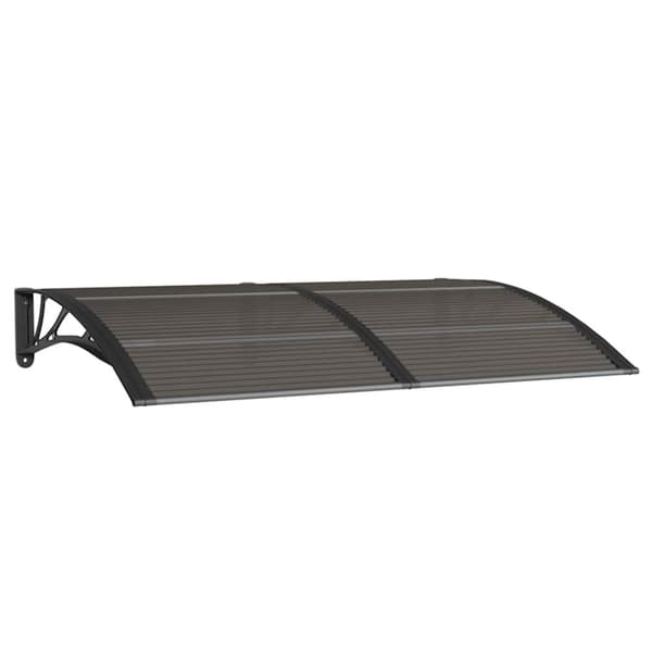 vidaXL Entrétak svart 150x100 cm polykarbonat