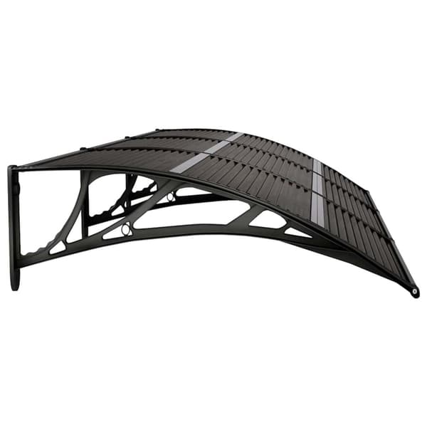 vidaXL dørbaldakin 300x75 cm polycarbonat sort