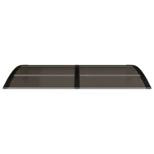 vidaXL dørbaldakin 150x75 cm polycarbonat sort