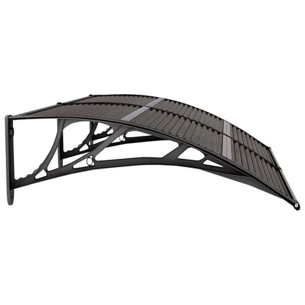 vidaXL dørbaldakin 150x75 cm polycarbonat sort