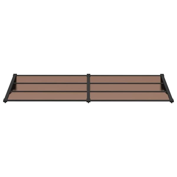 vidaXL Entrétak svart 239x90 cm polykarbonat
